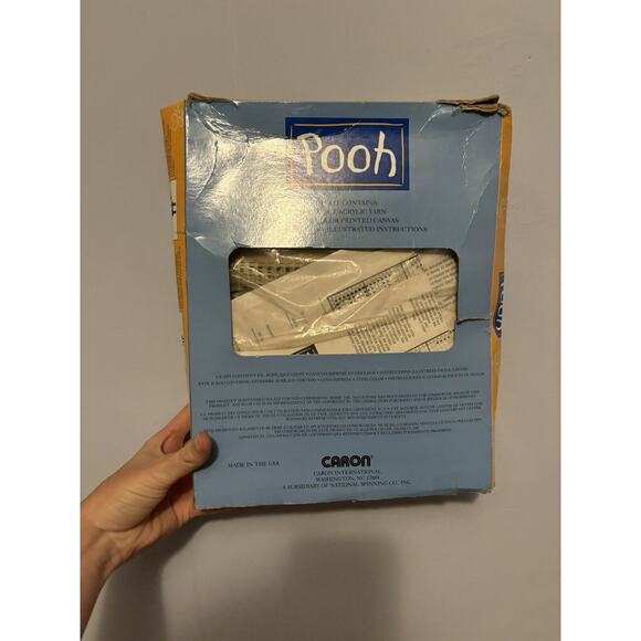 Winnie The Pooh “Tigger And Piglet” Latch Hook Set 13” X 13” - Picture 2 of 4